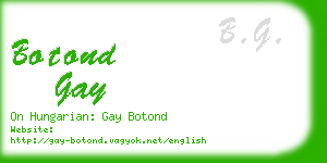 botond gay business card